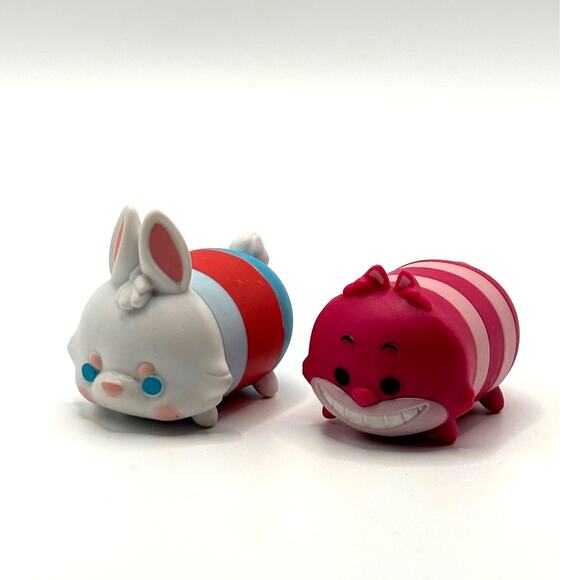 Disney Tsum Tsum Lot of 2 Alice in Wonderland, Size Large, EUC - Picture 1 of 3